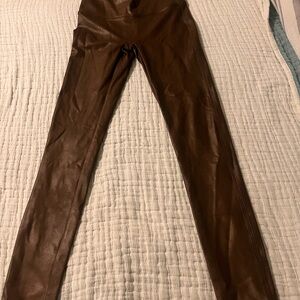 SPANX Chocolate brown Leggings M